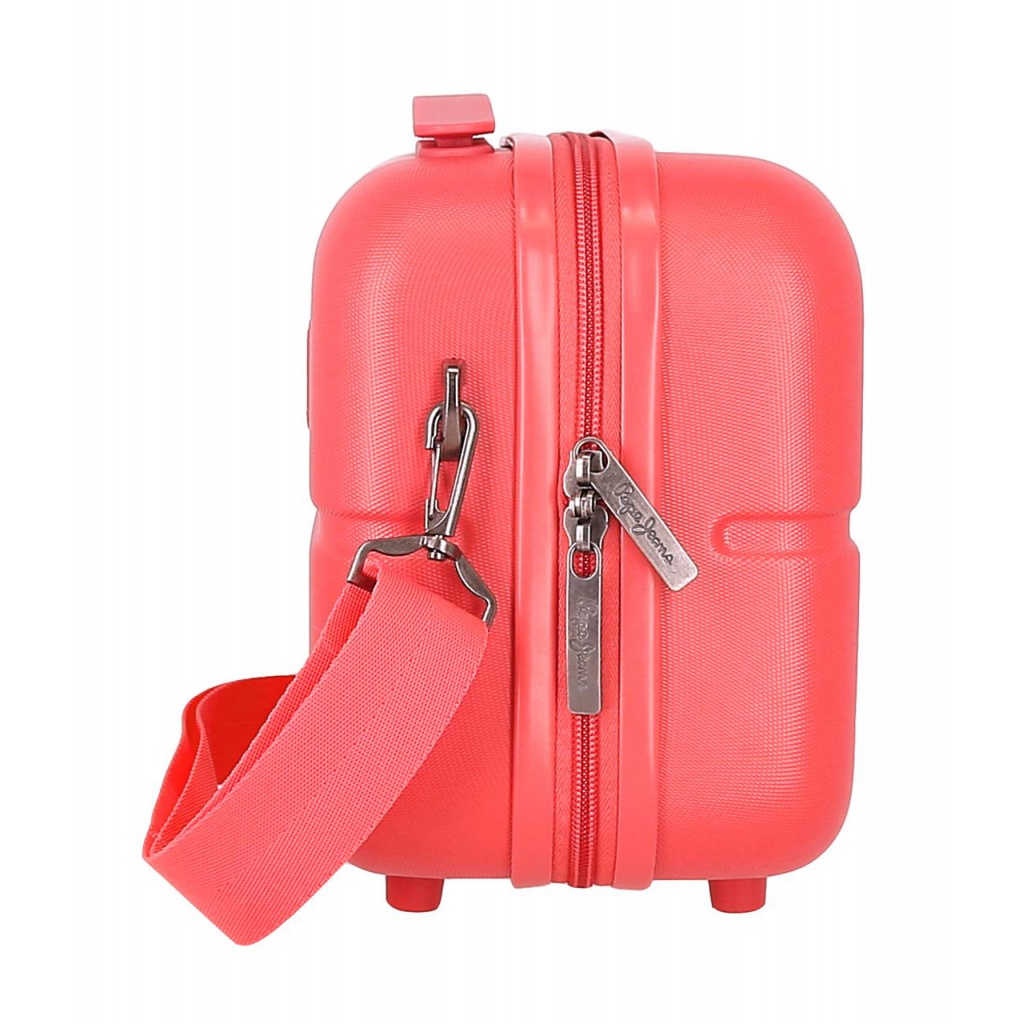PEPE JEANS Highlight Coral, Cestovní kosmetický kufřík, 21x29x15cm, 768392D