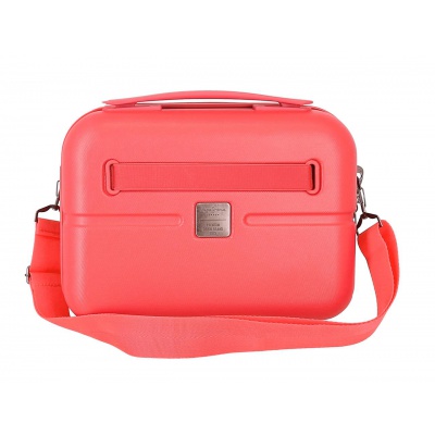 PEPE JEANS Highlight Coral, Cestovní kosmetický kufřík, 21x29x15cm, 768392D PEPE JEANS Highlight Coral, Cestovní kosmetický kufřík, 21x29x15cm, 768392D