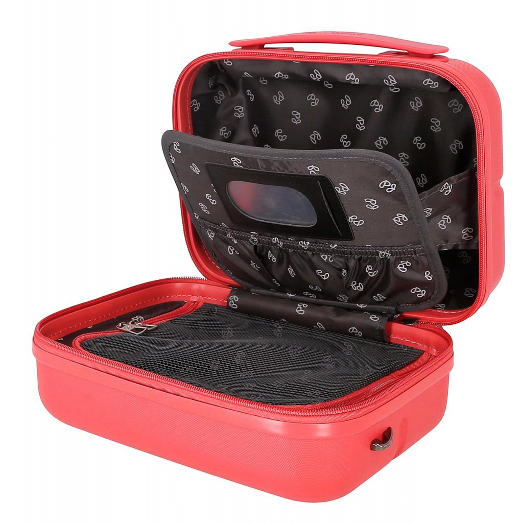 PEPE JEANS Highlight Coral – Kozmetický kufrík 21×29×15 cm, 9 L (štýlový cestovný doplnok)