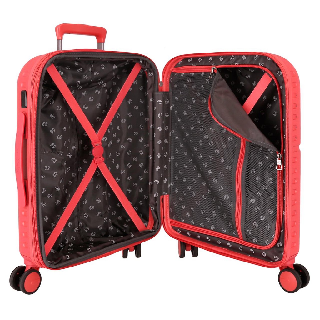 PEPE JEANS Highlight Coral, ABS Cestovní kufr, 55x40x20cm, 37L, 768862D (small exp.)