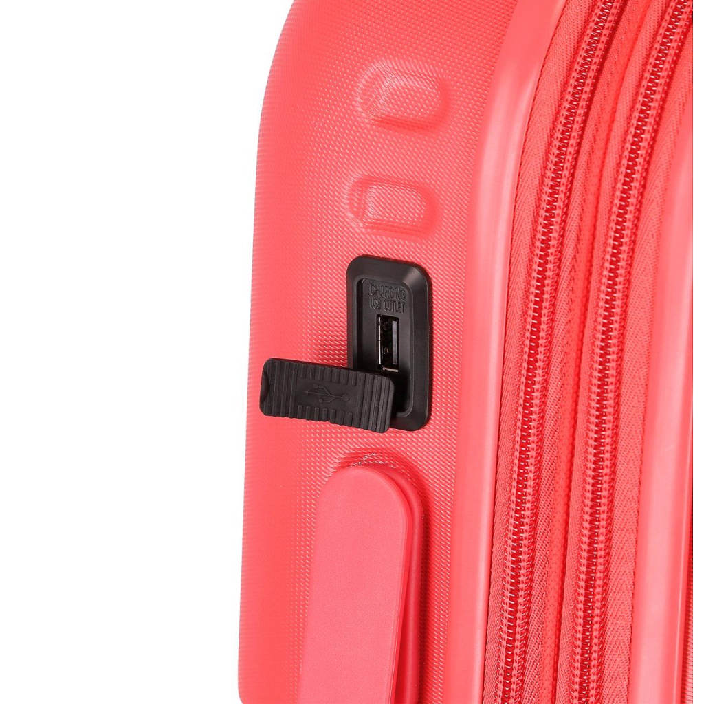 PEPE JEANS Highlight Coral, ABS Cestovný kufor, 55x40x20cm, 37L, 768862D (small exp.)