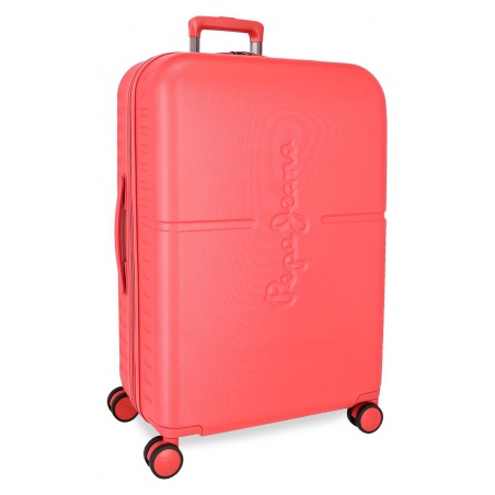 PEPE JEANS Highlight Coral, Cestovní kufr, 70x48x28cm, 79L, 768922D (medium exp.)