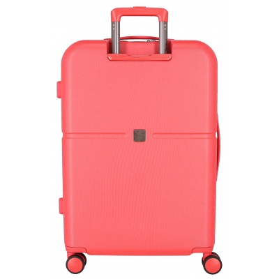 PEPE JEANS Highlight Coral, Sada luxusních ABS cestovních kufrů 70cm/55cm,768952D PEPE JEANS Highlight Coral, Sada luxusních ABS cestovních kufrů 70cm/55cm,768952D