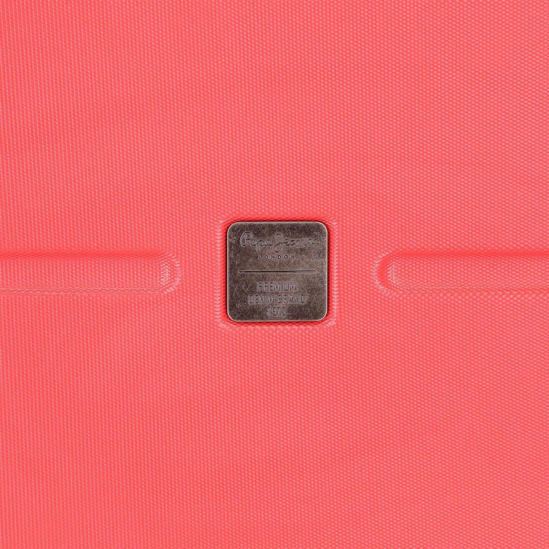 PEPE JEANS Highlight Coral, Sada luxusních ABS cestovních kufrů 70cm/55cm,768952D PEPE JEANS Highlight Coral, Sada luxusních ABS cestovních kufrů 70cm/55cm,768952D