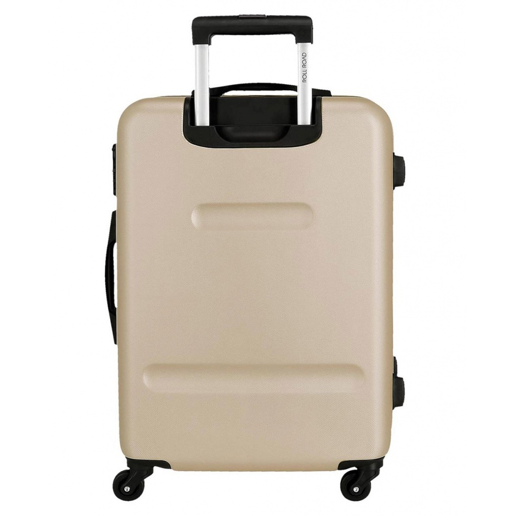 ROLL ROAD Flex Champagne, ABS Cestovní kufr, 75x52x28cm, 91L, 5849369 (large)