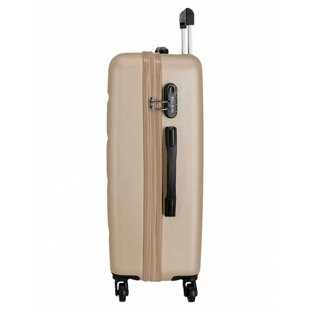 ROLL ROAD Flex Champagne, ABS Cestovní kufr, 75x52x28cm, 91L, 5849369 (large)