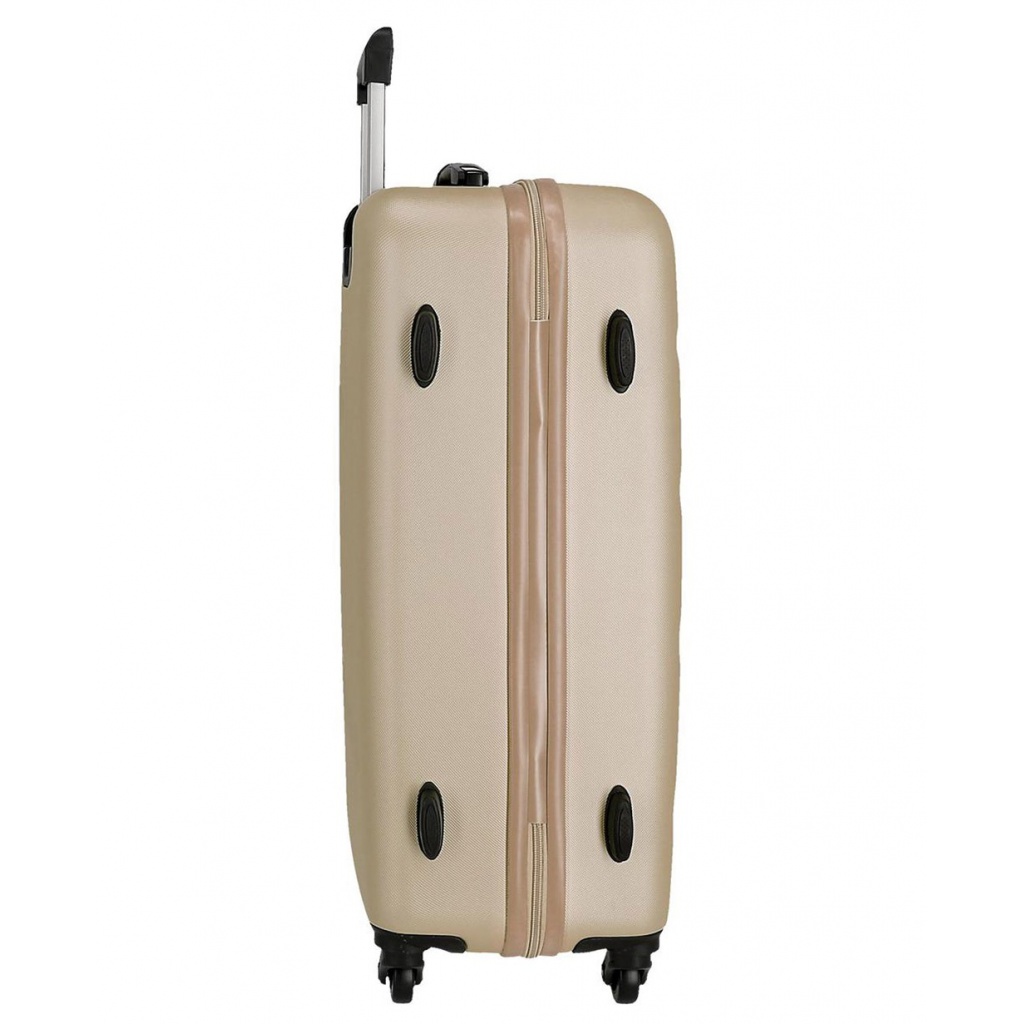 ROLL ROAD Flex Champagne, ABS Cestovní kufr, 75x52x28cm, 91L, 5849369 (large)