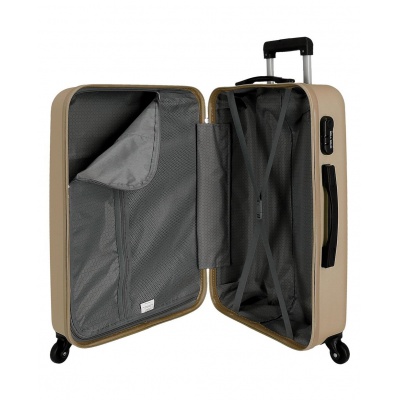 ROLL ROAD Flex Champagne, ABS Cestovní kufr, 75x52x28cm, 91L, 5849369 (large) ROLL ROAD Flex Champagne, ABS Cestovní kufr, 75x52x28cm, 91L, 5849369 (large)