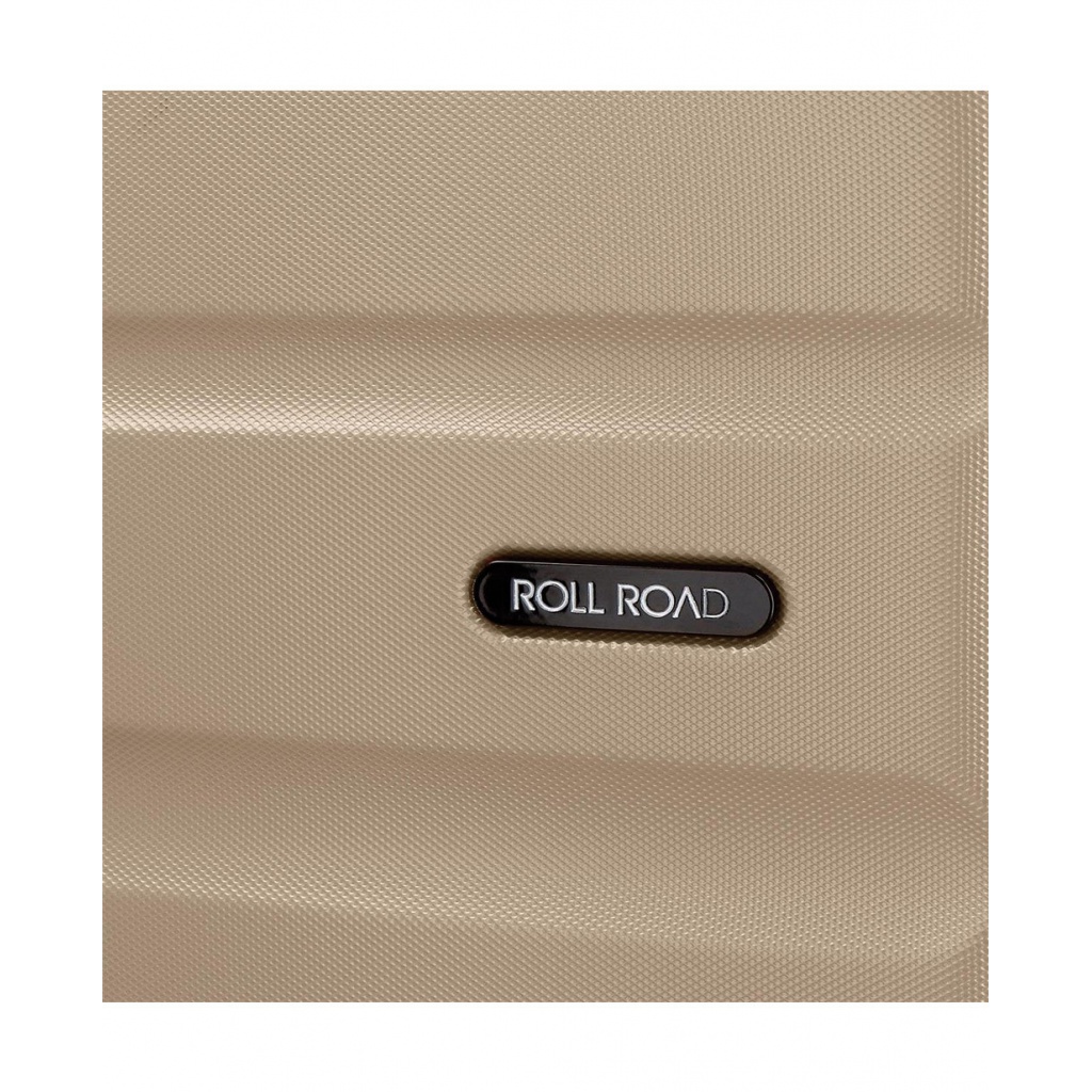 ROLL ROAD Flex Champagne, ABS Cestovní kufr, 75x52x28cm, 91L, 5849369 (large)