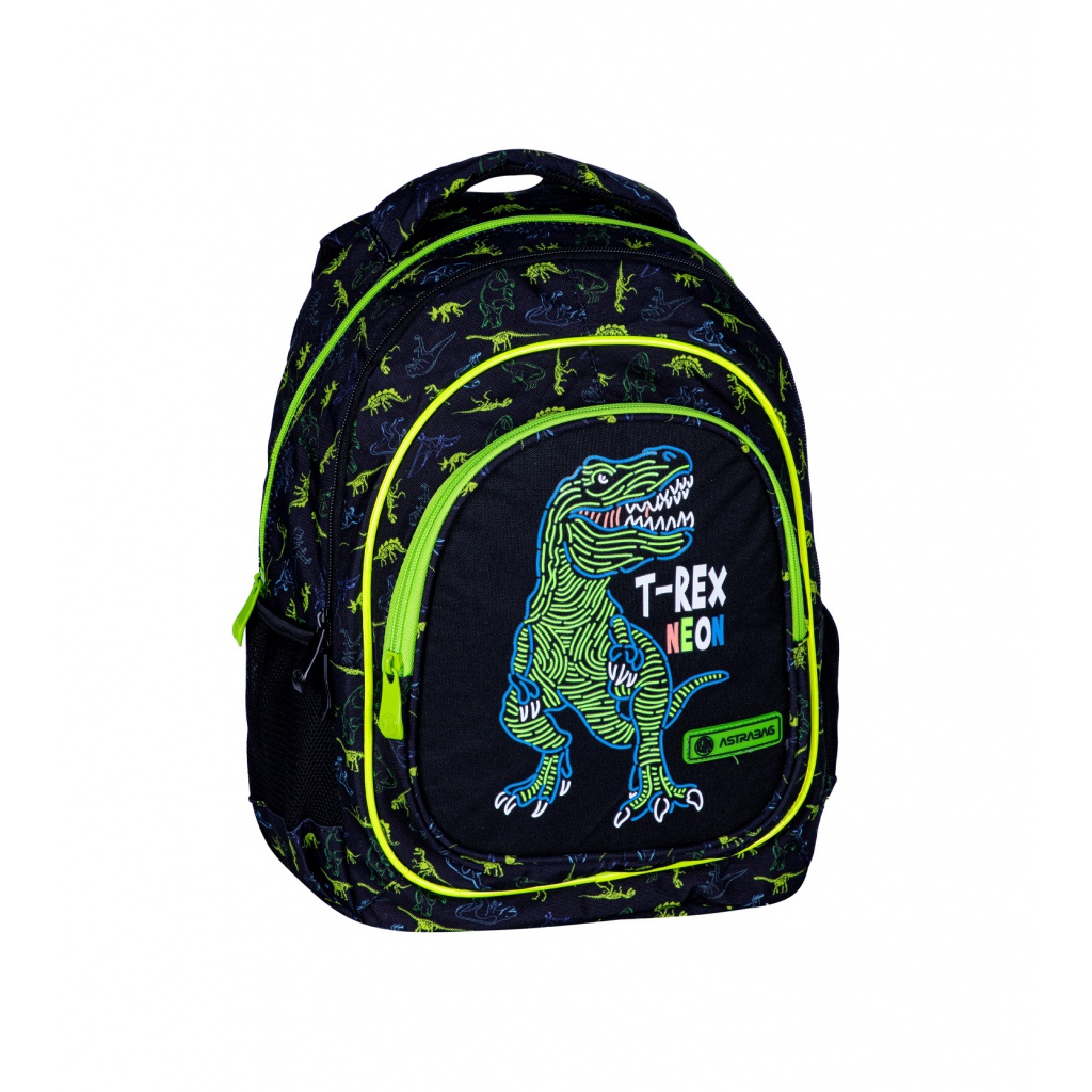 ASTRABAG Školní batoh pro první stupeň T-REX NEON, AB330, 502023064