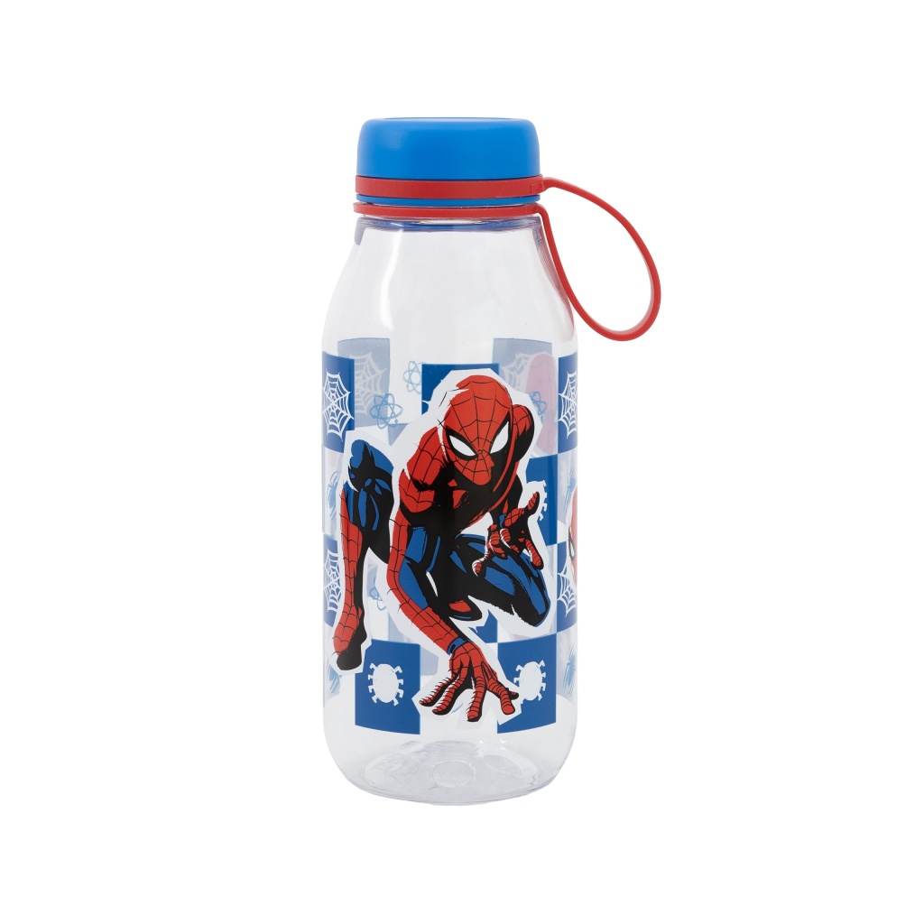 Plastová láhev se silikonovým poutkem SPIDERMAN, 460ml, 74782