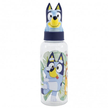 Plastová 3D fľaša s figúrkou Bluey, 560ml, 10109