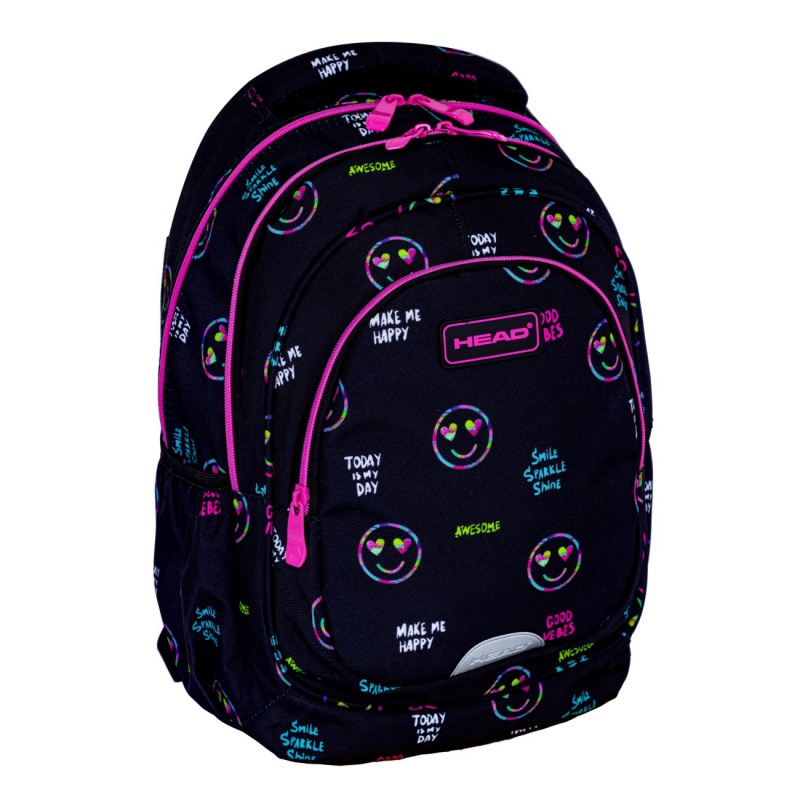 Školní batoh pro první stupeň Head SMILE SPARKLE SHINE, AB330, 502024053 Školní batoh pro první stupeň Head SMILE SPARKLE SHINE, AB330, 502024053