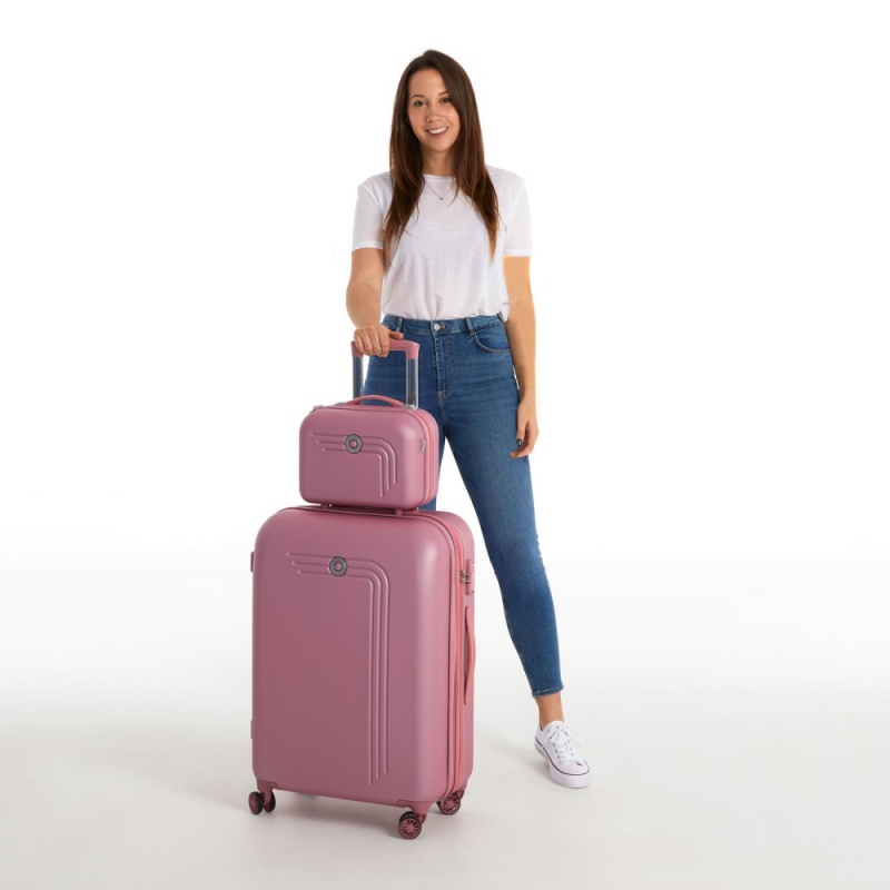 Movom Riga Pink, ABS Cestovný kozmetický kufrík, 9 L – ideálny pre cesty Movom Riga Pink, ABS Cestovný kozmetický kufrík, 9 L – ideálny pre cesty