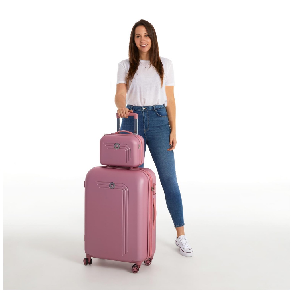 Movem Riga Pink, ABS Cestovní kosmetický kufřík, 21x29x15cm, 9L, 5993965