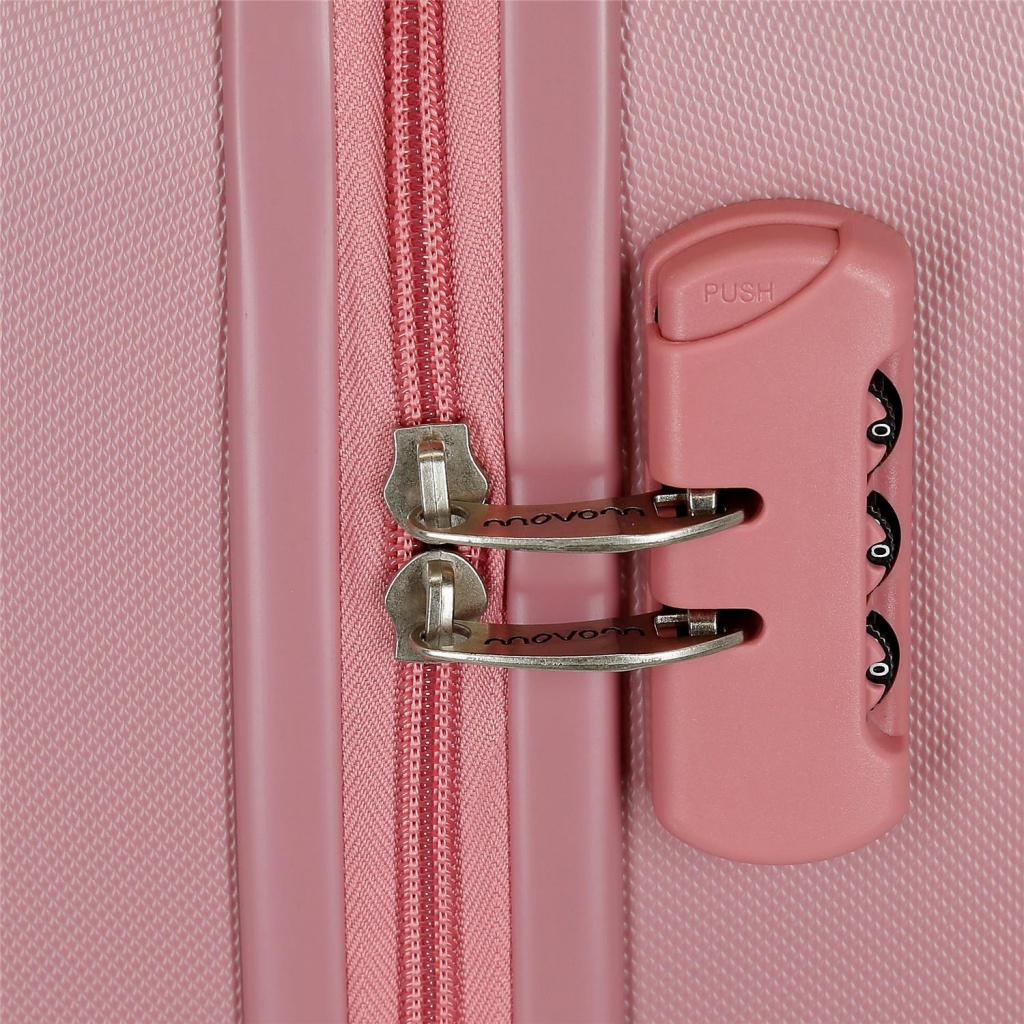 Cestovní kufr MOVEM Riga Pink, 55x40x20cm, 37L, 5999165 (small)