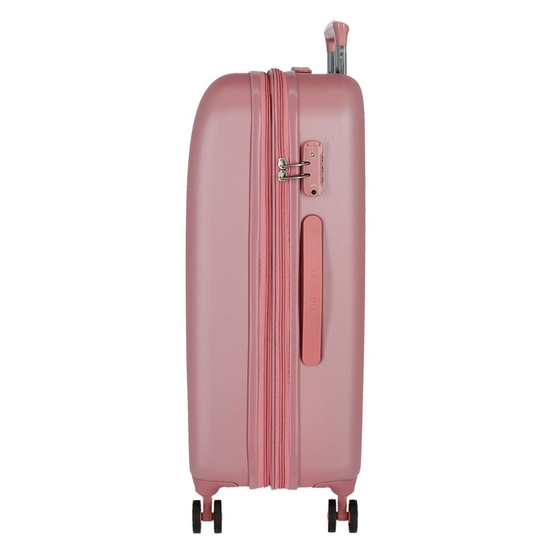 ABS Cestovný kufor MOVOM Riga Pink, 49x27x72cm, 72L, 5999265 (medium exp.) ABS Cestovný kufor MOVOM Riga Pink, 49x27x72cm, 72L, 5999265 (medium exp.)