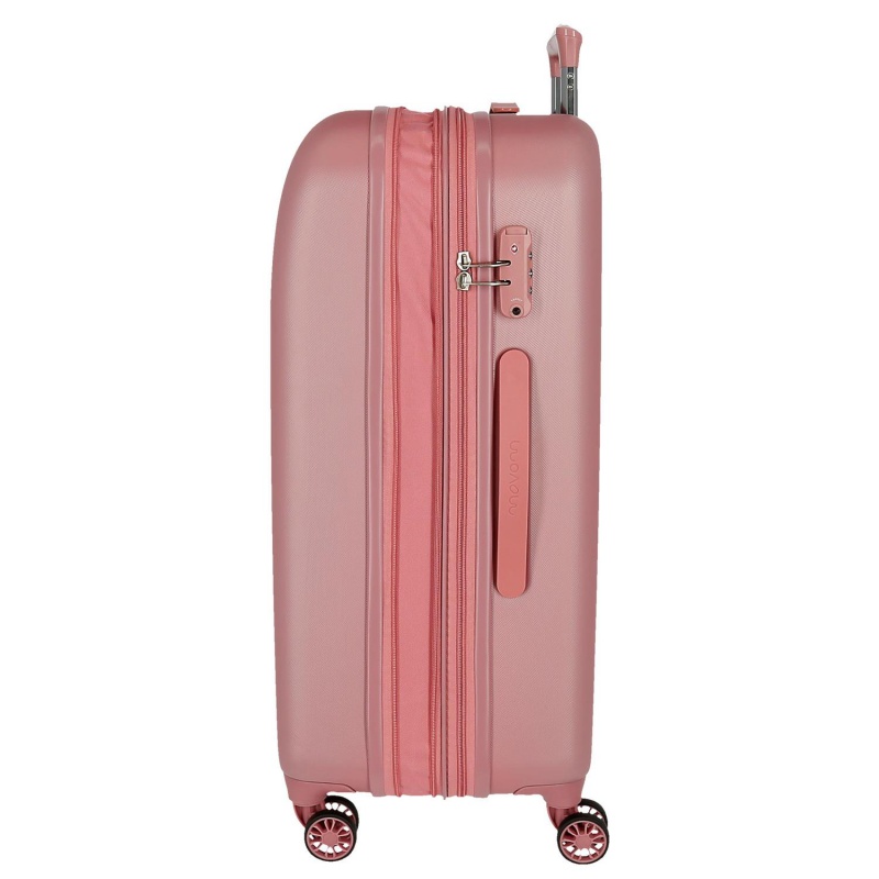 ABS Cestovný kufor MOVOM Riga Pink, 49x27x72cm, 72L, 5999265 (medium exp.) ABS Cestovný kufor MOVOM Riga Pink, 49x27x72cm, 72L, 5999265 (medium exp.)