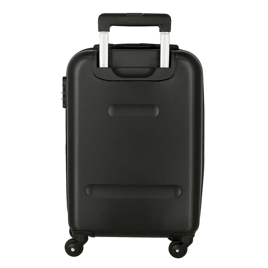 ROLL ROAD Flex Black – ľahký ABS príručný kufor 55×38×20 cm, 35 l, otočné kolieska | ZdenkaTri.sk