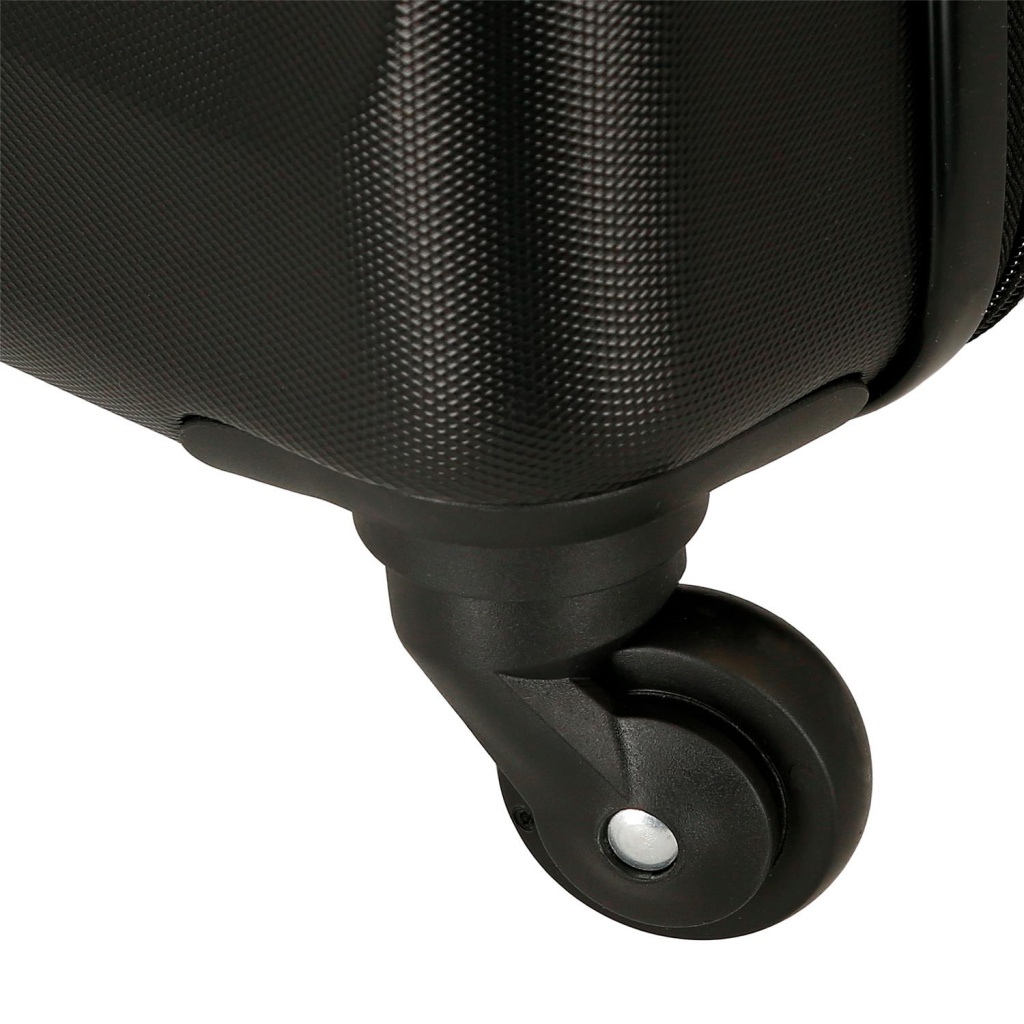 ROLL ROAD Flex Black – ľahký ABS príručný kufor 55×38×20 cm, 35 l, otočné kolieska | ZdenkaTri.sk