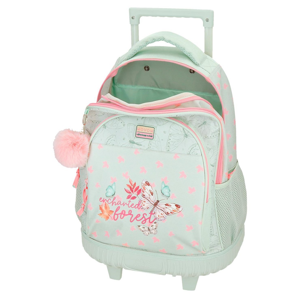 Školský batoh na kolieskach MOVOM Enchanted Forest 30L