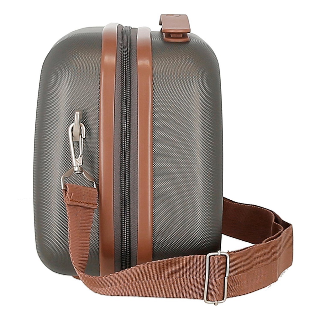 EL POTRO Ocuri Grey, Cestovní kosmetický příruční kufřík, 21x29x15cm, 5123921