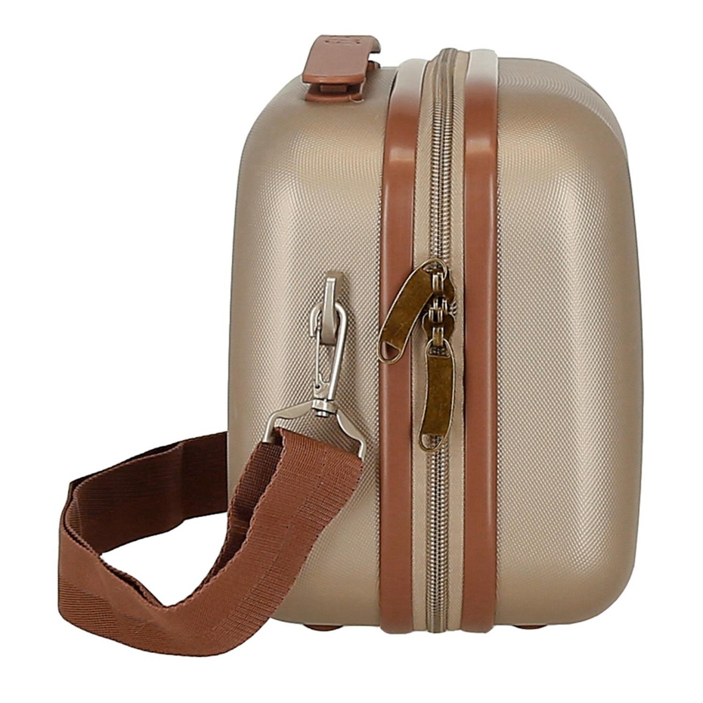 EL POTRO Ocuri Champagne, Cestovní kosmetický příruční kufřík, 21x29x15cm, 5123927