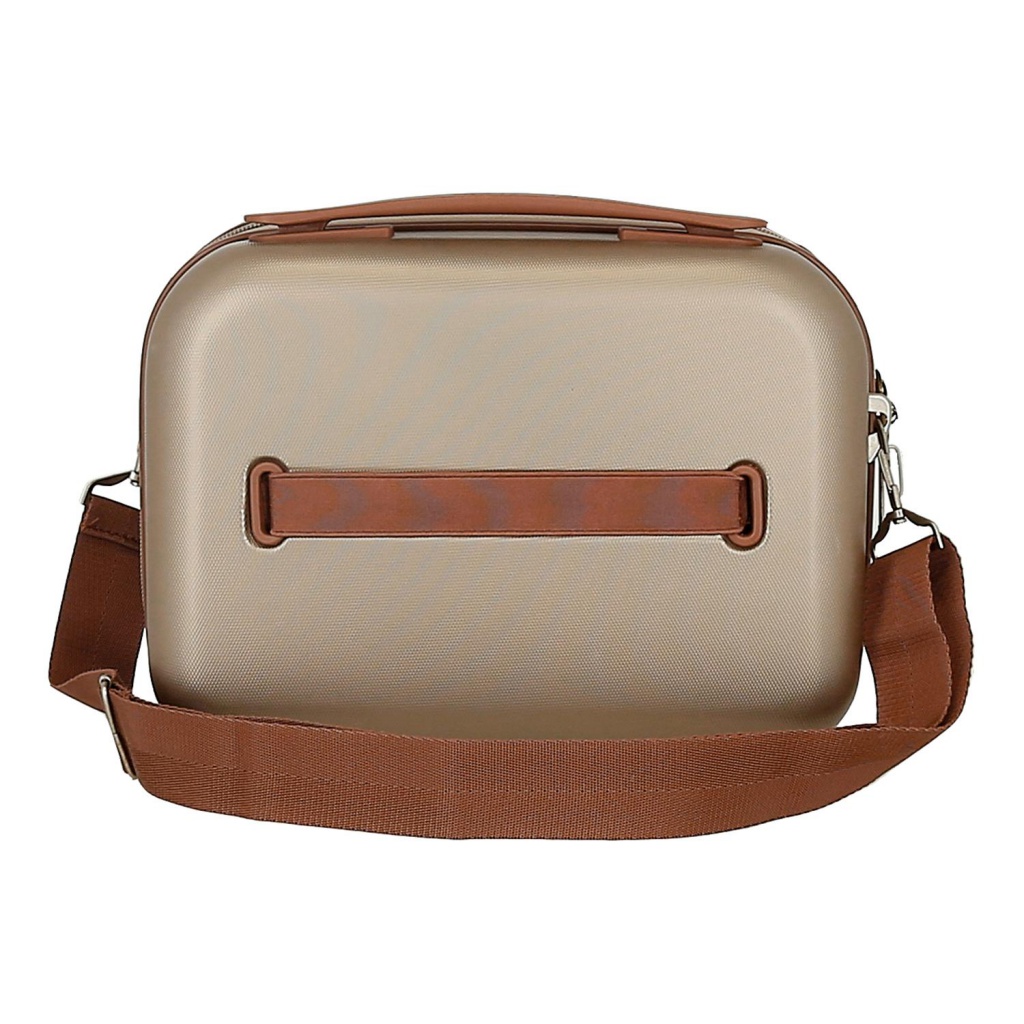 EL POTRO Ocuri Champagne, Cestovný kozmetický príručný kufrík, 21x29x15cm, 5123927