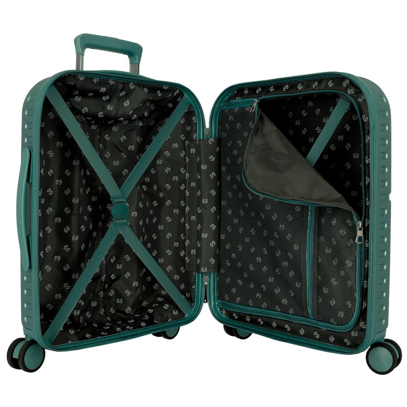 PEPE JEANS Highlight Verde, ABS Cestovný kufor, 55x40x20cm, 37L, 768912B (small)
