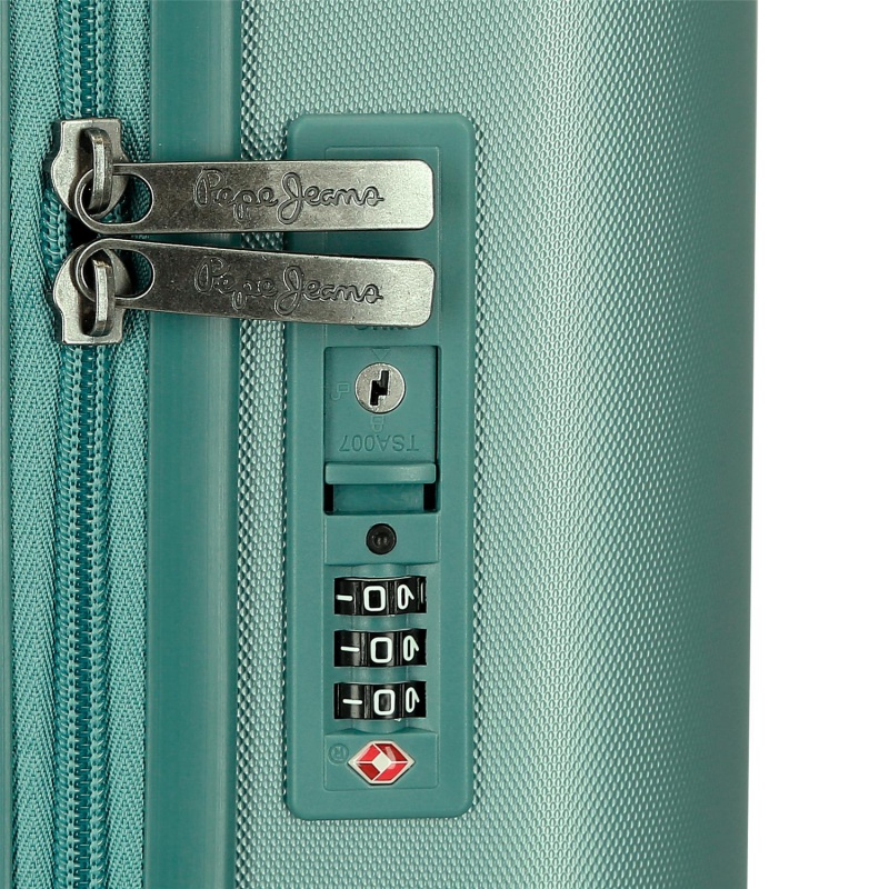 PEPE JEANS Highlight Verde, ABS Cestovný kufor, 55x40x20cm, 37L, 768912B (small)