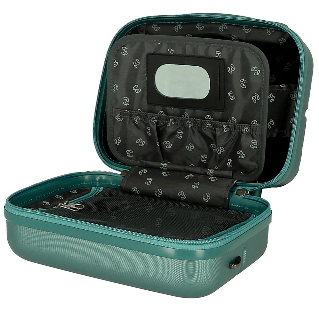PEPE JEANS Highlight Verde, Cestovný kozmetický kufrík, 21x29x15cm, 768392B