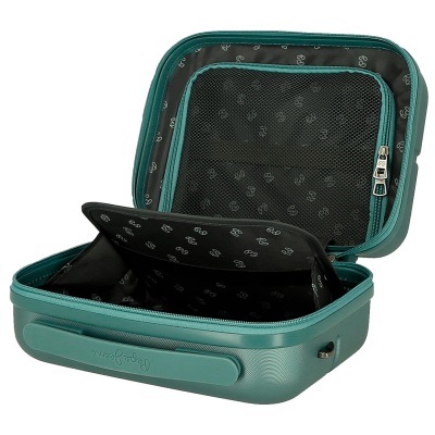 PEPE JEANS Highlight Verde, Cestovní kosmetický kufřík, 21x29x15cm, 768392B PEPE JEANS Highlight Verde, Cestovní kosmetický kufřík, 21x29x15cm, 768392B