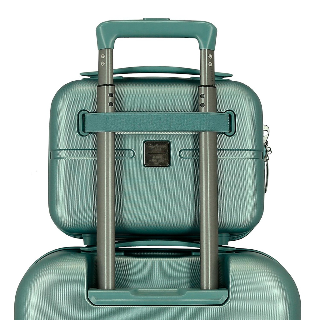 PEPE JEANS Highlight Verde, Cestovný kozmetický kufrík, 21x29x15cm, 768392B