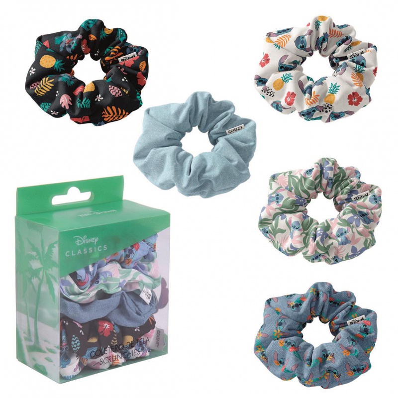 Scrunchies gumičky do vlasov 5ks Lilo & Stitch, 2500001914 Scrunchies gumičky do vlasov 5ks Lilo & Stitch, 2500001914