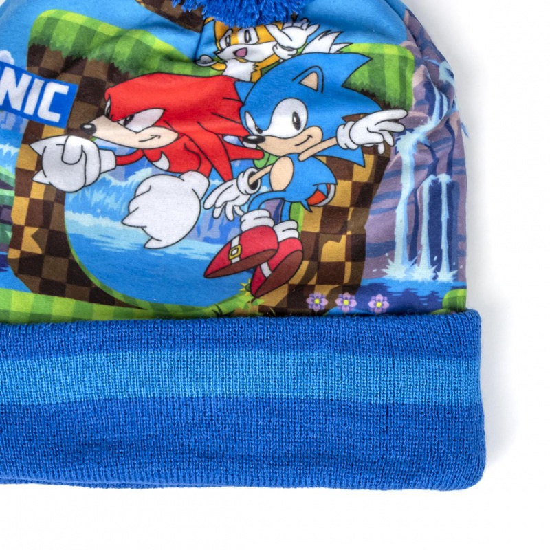 Zimný set  (čiapka, rukavice) Ježko Sonic, 2200009932