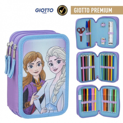 Třípatrový penál s náplní DISNEY FROZEN, 2700001296 Třípatrový penál s náplní DISNEY FROZEN, 2700001296