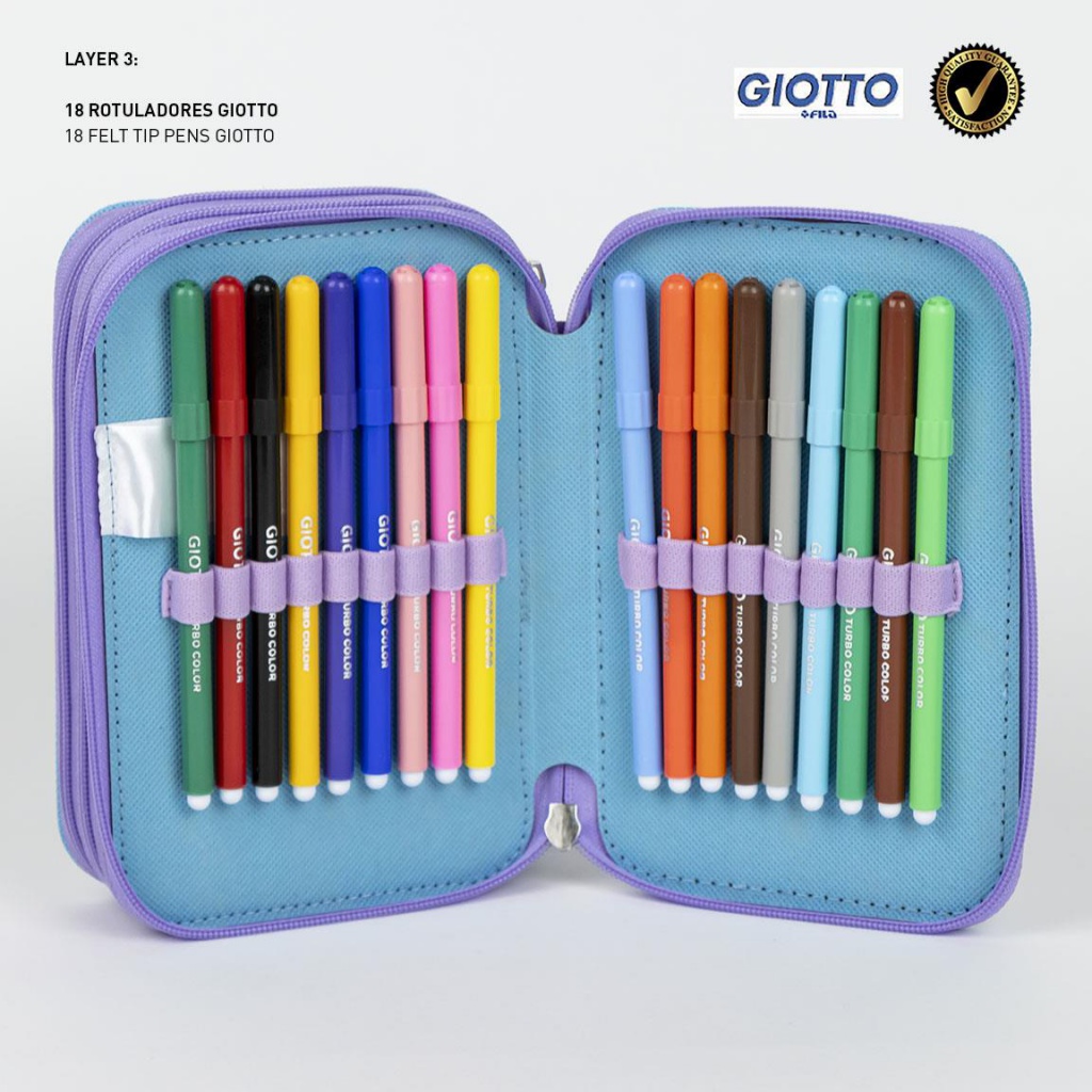 Třípatrový penál s náplní DISNEY FROZEN, 2700001296