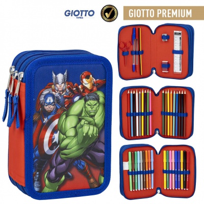 Třípatrový penál s náplní AVENGERS, 2700001258 Třípatrový penál s náplní AVENGERS, 2700001258