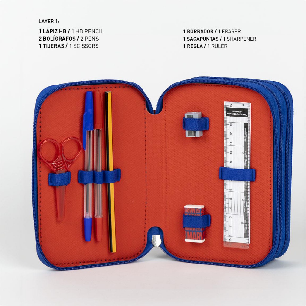 Trojposchodový peračník s náplňou AVENGERS, 2700001258