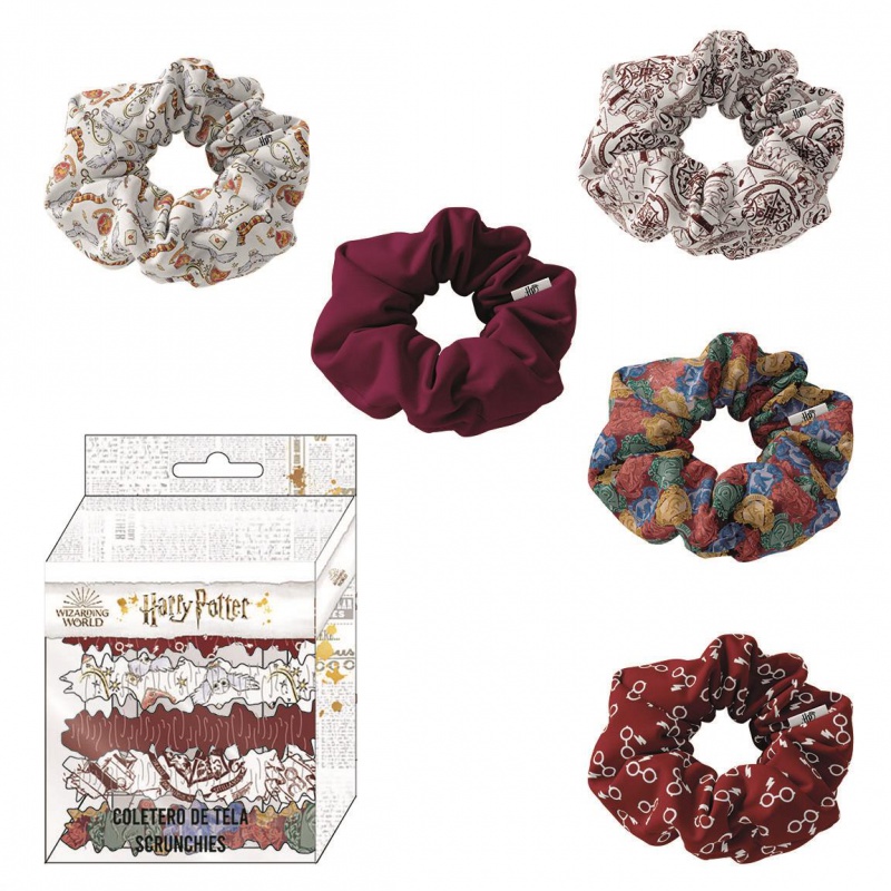 Scrunchies gumičky do vlasov 5ks HARRY POTTER, 2500001919 Scrunchies gumičky do vlasov 5ks HARRY POTTER, 2500001919