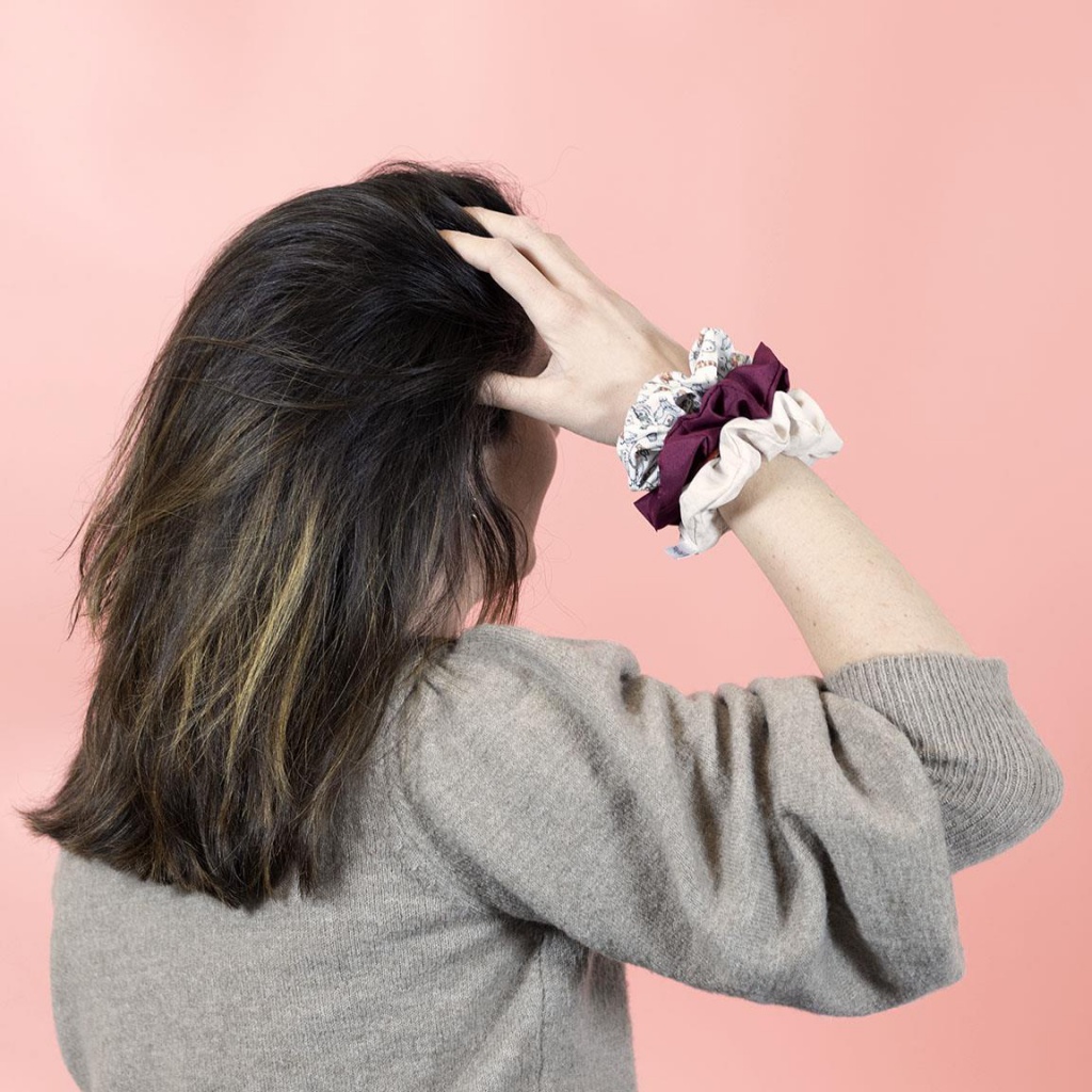 Scrunchies gumičky do vlasů 5ks HARRY POTTER, 2500001919