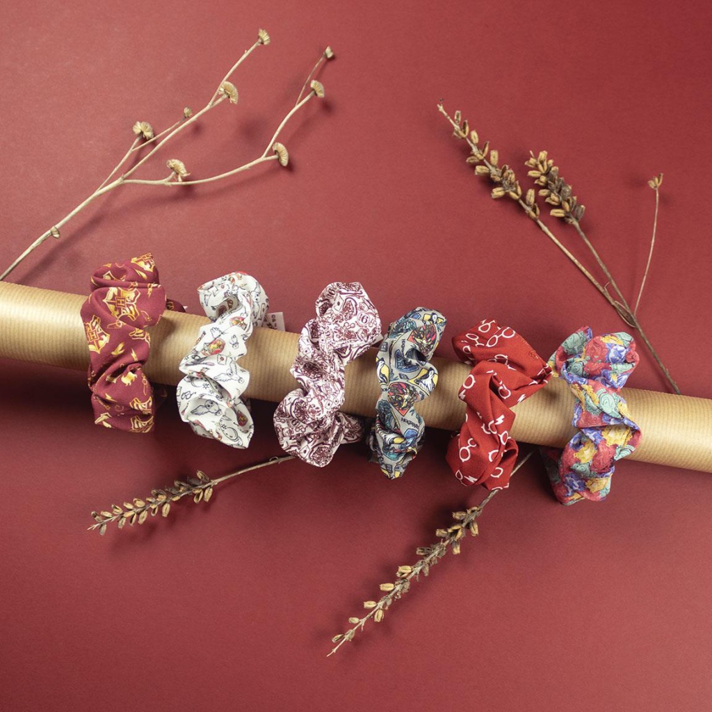 Scrunchies gumičky do vlasů 5ks HARRY POTTER, 2500001919