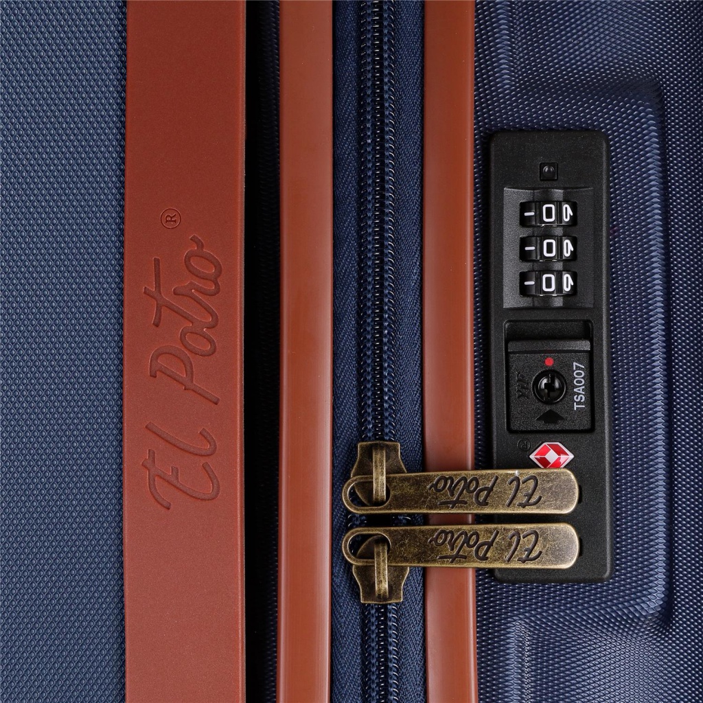 EL POTRO Ocuri Marino, ABS Cestovný kufor 55x40x20cm, 38L 5128726 (small)