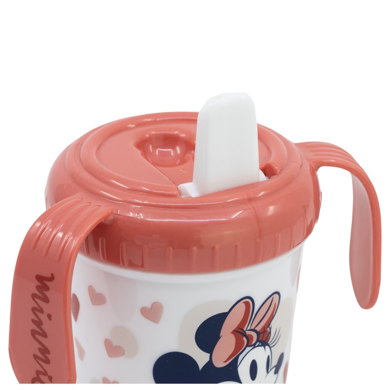 Tréningový hrnček s rúčkami MINNIE MOUSE, 250ml, 10785 Tréningový hrnček s rúčkami MINNIE MOUSE, 250ml, 10785