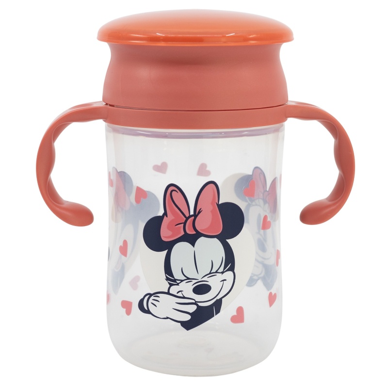 Tréningový hrnček s rúčkami MINNIE MOUSE, 360ml, 13314 Tréningový hrnček s rúčkami MINNIE MOUSE, 360ml, 13314