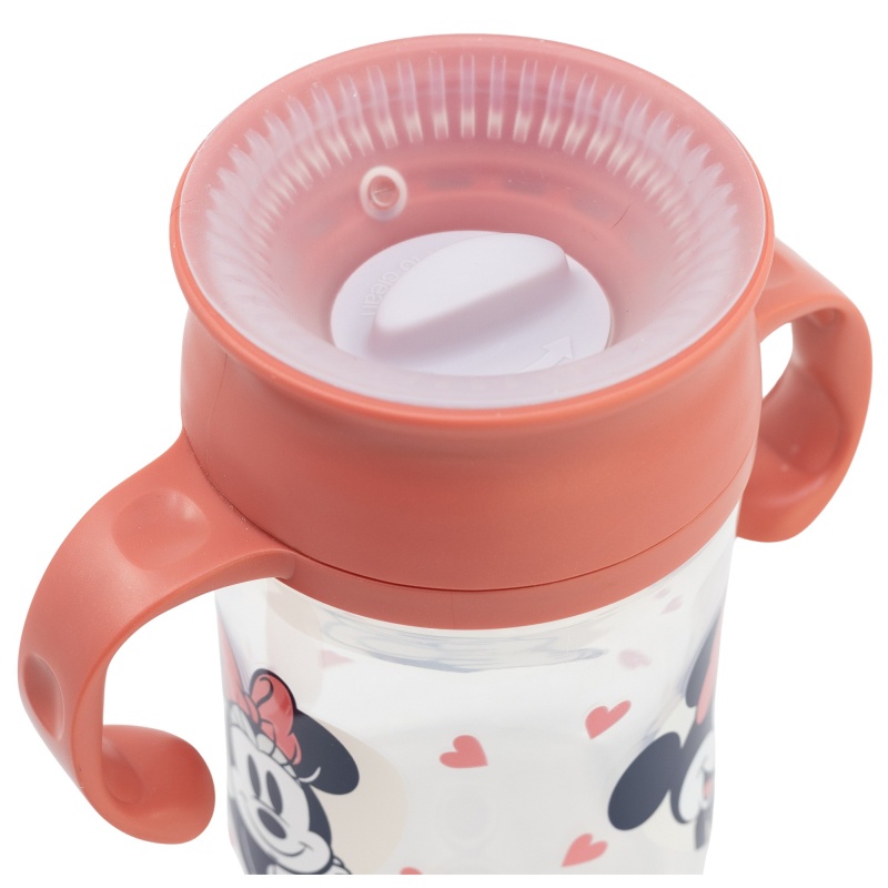 Tréningový hrnček s rúčkami MINNIE MOUSE, 360ml, 13314 Tréningový hrnček s rúčkami MINNIE MOUSE, 360ml, 13314
