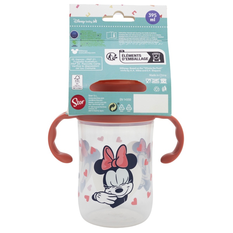 Tréningový hrnček s rúčkami MINNIE MOUSE, 360ml, 13314 Tréningový hrnček s rúčkami MINNIE MOUSE, 360ml, 13314