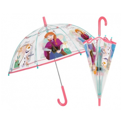 Dívčí deštník DISNEY FROZEN Transparent, 50255 Dívčí deštník DISNEY FROZEN Transparent, 50255