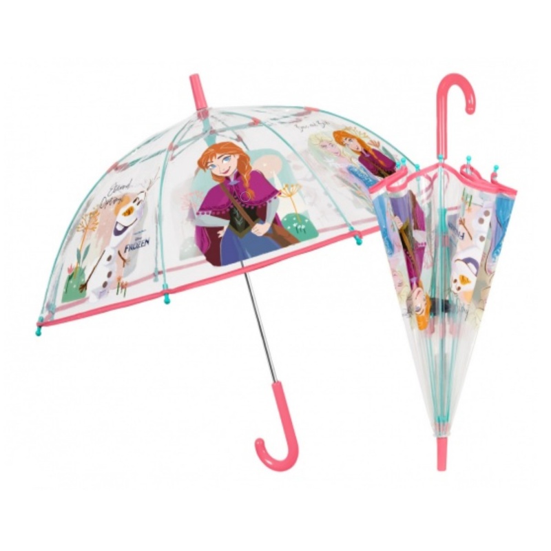 Dievčenský dáždnik DISNEY FROZEN Transparent, 50255 Dievčenský dáždnik DISNEY FROZEN Transparent, 50255