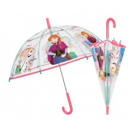 Dívčí deštník DISNEY FROZEN Transparent, 50255
